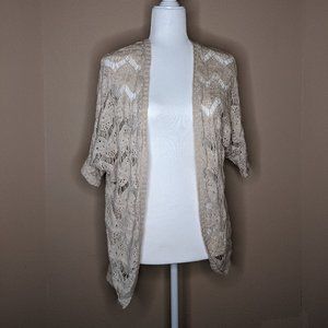 Pink Republic Crocheted Cardigan